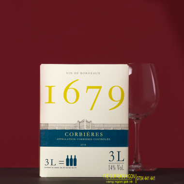 Rượu vang bịch 1679 Corbieres