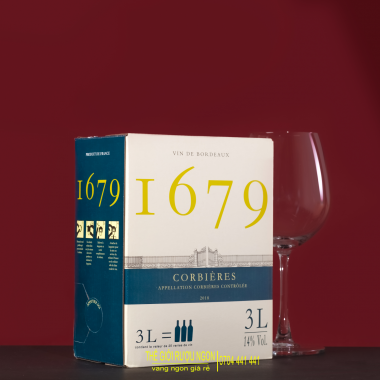 Rượu vang bịch 1679 Corbieres