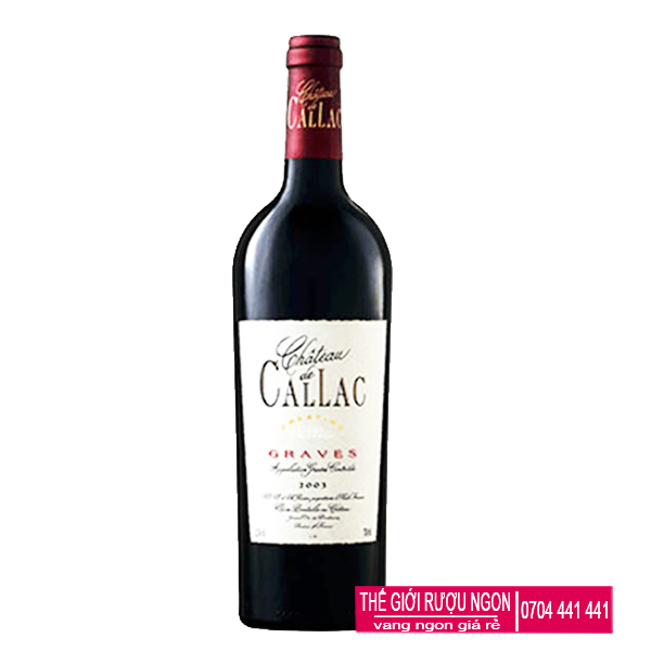 Rượu vang Pháp Chateau De Callac Prestige Rouge
