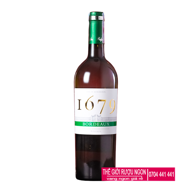 Rượu vang Pháp 1679 Bordeau Blanc