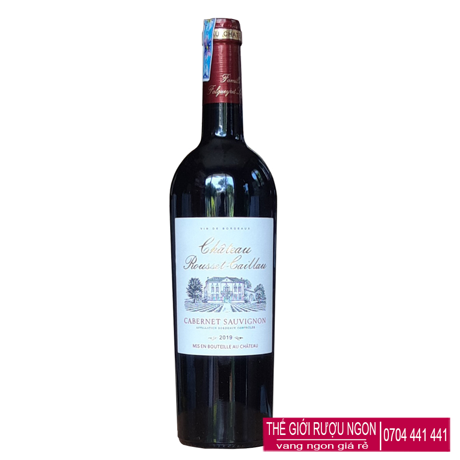 Rượu vang Pháp Chateau Rousset Caillau Bordeaux