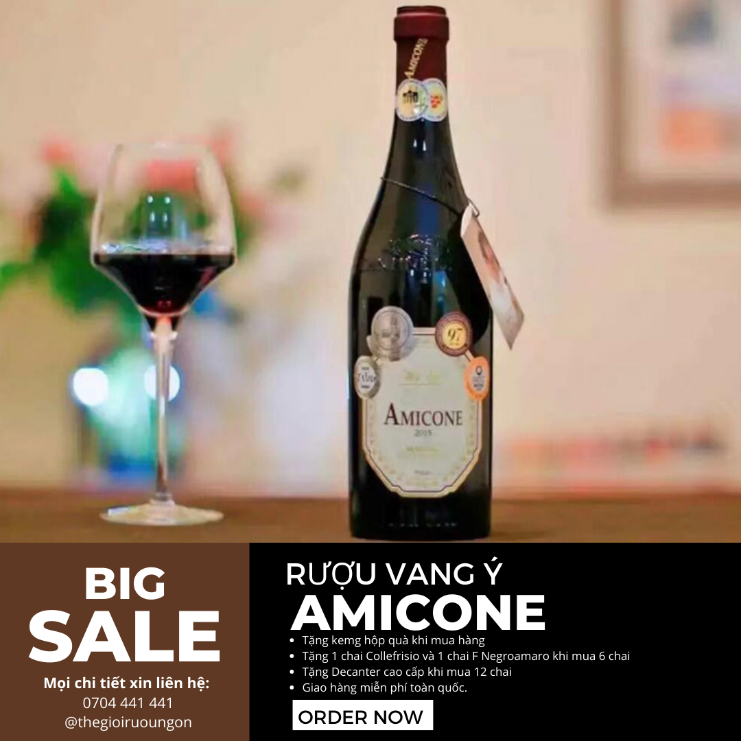 Rượu vang Ý Amicone 02