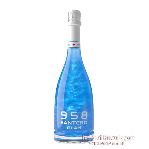 Rượu vang sủi Sparkling 958 SANTERO Glam Blue