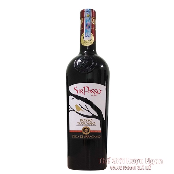 Rượu vang Ý Sir Passo Rosso Toscana