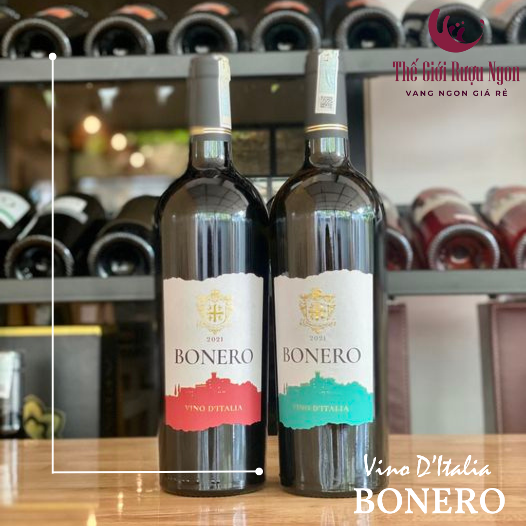 Rượu vang Ý Bonero 01