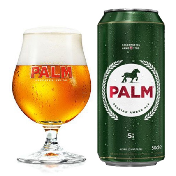 Bia Bỉ Palm 5,2%vol-Thùng 24 lon